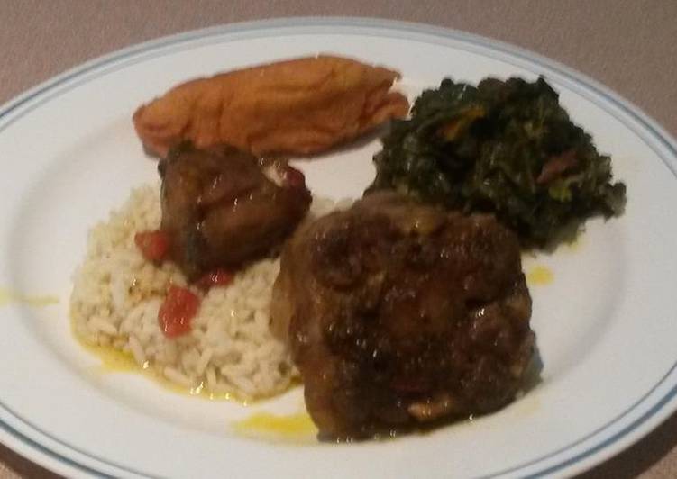 Recipe of Speedy Jamaican Jerk/Curry Oxtails