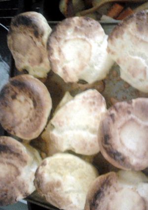 A picture of Yorkshire pudding homemade.