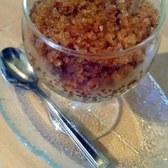 A picture of Vickys Coffee Granita, GF DF EF SF NF.