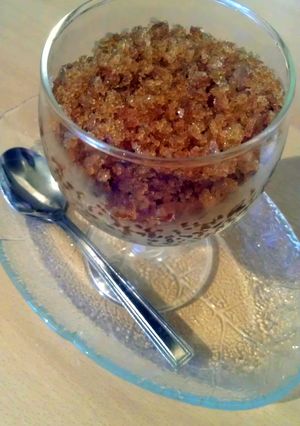 A picture of Vickys Coffee Granita, GF DF EF SF NF.