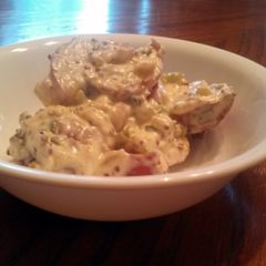 A picture of Red Potato Salad (sandwich guy).