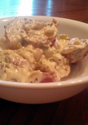 A picture of Red Potato Salad (sandwich guy).
