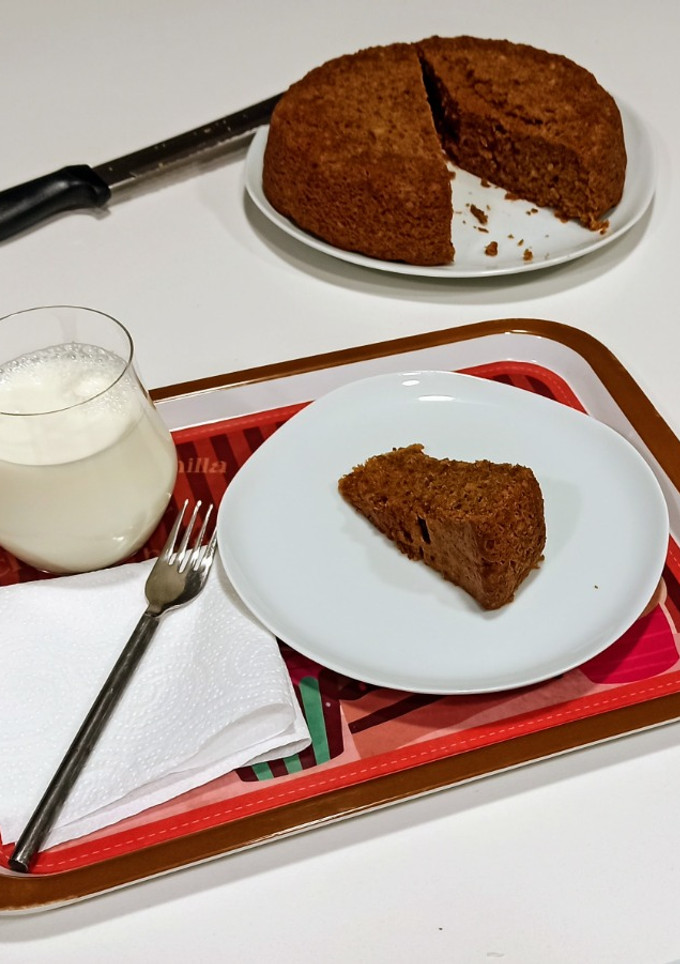 Una foto de Tarta de zanahoria sin frosting para Mambo