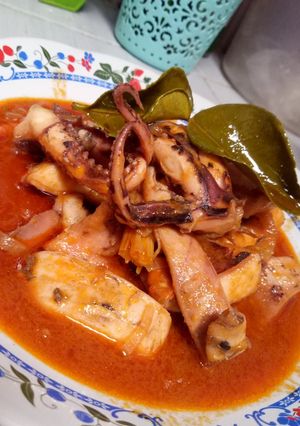 Foto resep Cumi basah Asam Manis