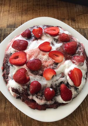 #3fixZabos-eperkrémes torta🍓🎂 recept fotója