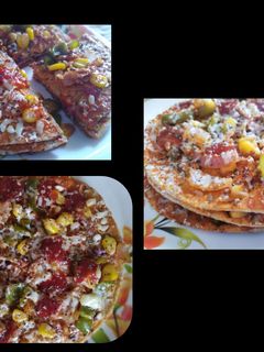 लेफ्टओवर रोटी का पिज़्ज़ा (leftover Roti Pizza Recipe In Hindi) रेसिपी मुख्य फोटो