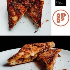 A picture of The Sambal Ikan Bilis Melt.