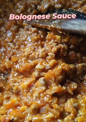Foto resep Saus bolognese pizza dan spaghetti