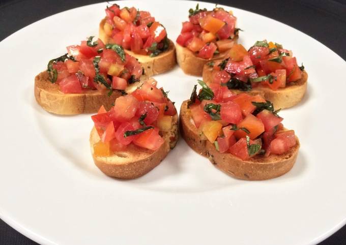 Recipe of Jamie Oliver Bruschetta with Tomato