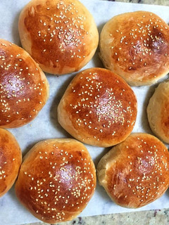 Una foto de Pan para hamburguesas