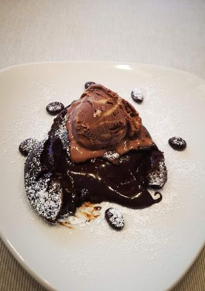 O poză a rețetei Lava cake.