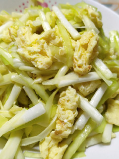 白韭菜炒蛋 的食譜成品照片