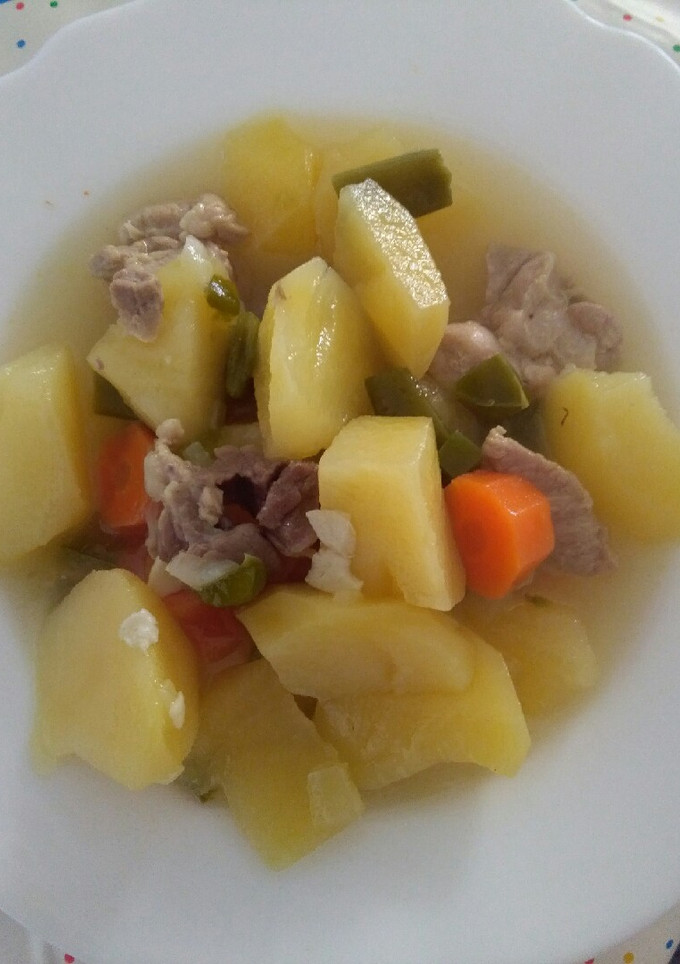 Una foto de Patatas con carne de cerdo