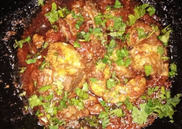 Recipe of Perfect High way style chicken karahi