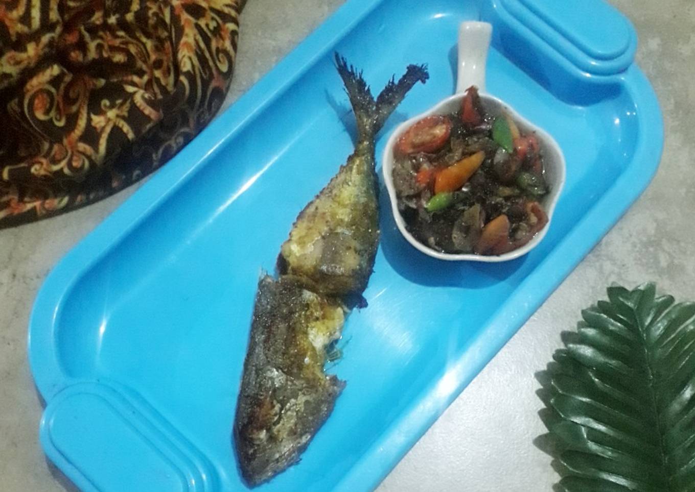 Ikan kembung betelor(khas Bangka)