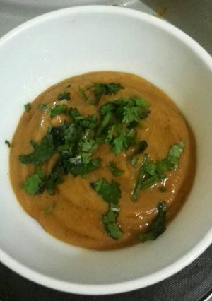 A picture of Butternut soup.