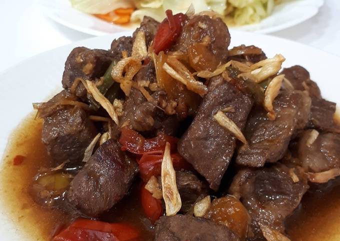 Resep Daging Sapi Asam Manis oleh Hananda Mukti - Cookpad