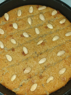 A picture of Basbousa#4weeks challenge.