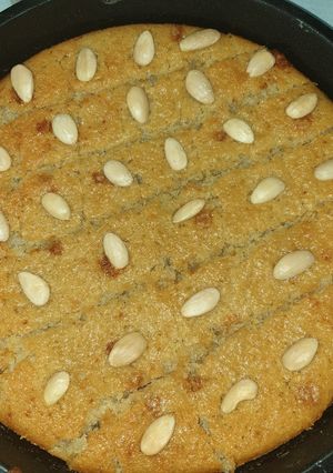 A picture of Basbousa#4weeks challenge.