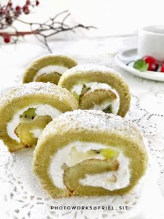 Foto resep Bolu gulung green tea praktis & tips2nya #selasabisa