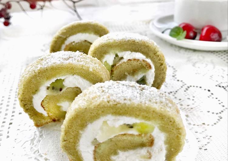 Bolu gulung green tea praktis & tips2nya selasabisa Bolu gulung green tea praktis & tips2nya selasabisa