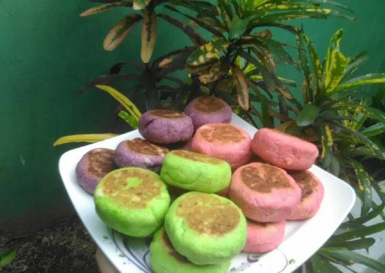 Bagaimana Membuat Bakpia teflon warna-warni Anti Gagal