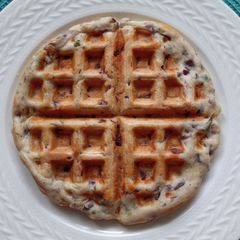 A picture of Medu vada waffles.