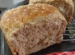 Foto resep Roti tawar gandum coklat