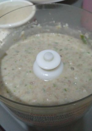 Foto resep Mpasi 8+(daging+beras putih+kacang panjang)