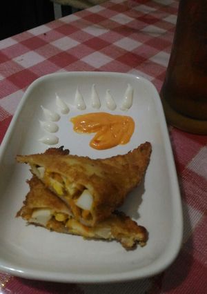 Foto resep Roti isi dengan saus bolognaise