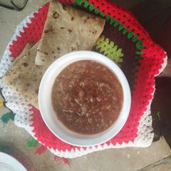 A picture of Turai ki sabzi. (Ridge gourd).