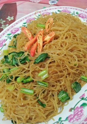 Foto resep Mi jagung sayur sawi