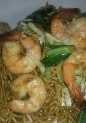 Foto resep Mie goreng udang