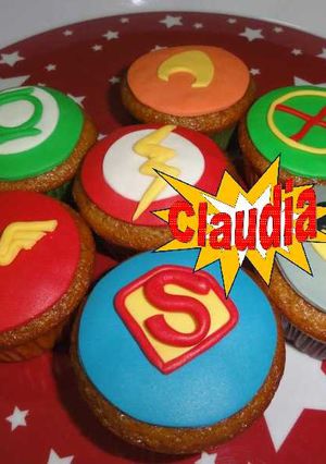 Una foto de Cupcakes superheroes (sin gluten)