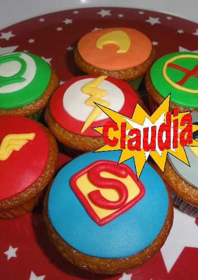 Una foto de Cupcakes superheroes (sin gluten)