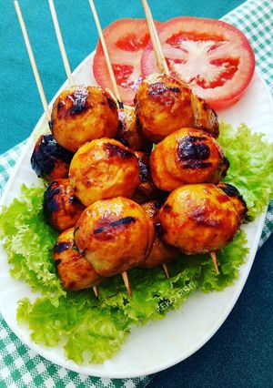 Foto resep Bakso Bakar Pedas Manis