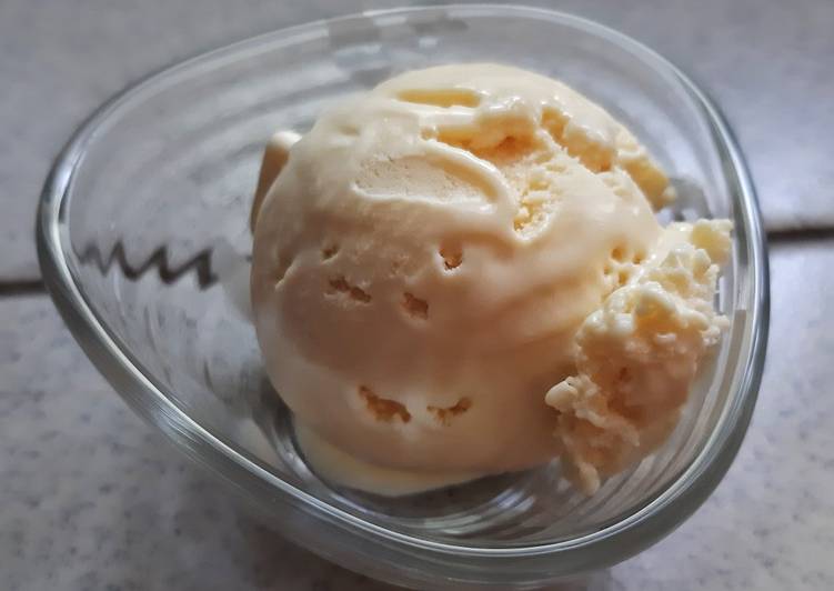 Recipe of Homemade Vanilla Ice Cream