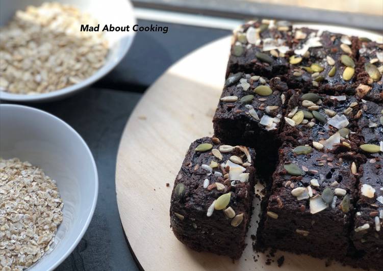 Oats Chocolate Brownies | Eggless No Butter Chocolate Treat |Chocolate Treat