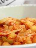 Garbanzos con bacalao