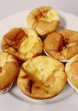乳酪戚風杯子蛋糕 的食譜成品照片