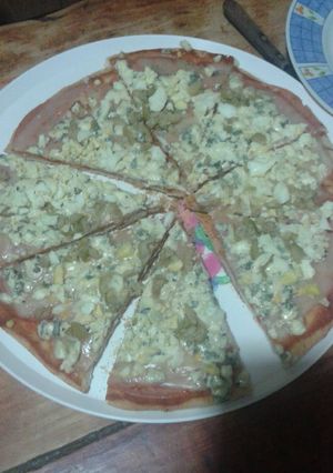 Una foto de Pizzas variadas