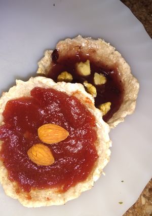 Una foto de Tarteletitas de membrillo y arándano 🌸😋