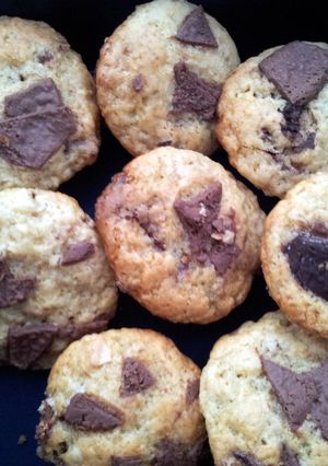 A picture of Chocolate chip muffins.