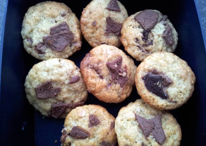 Steps to Prepare Speedy Chocolate chip muffins