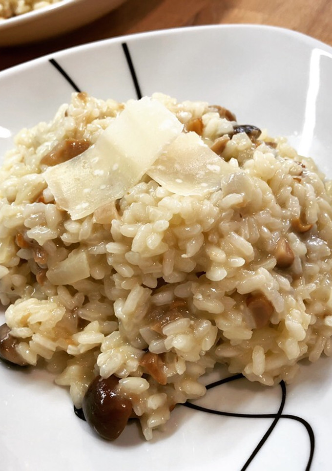 Una foto de Risotto al parmesano