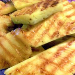 A picture of sunshines grilled pineapple.