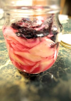 A picture of Homemade Pickled Ginger.