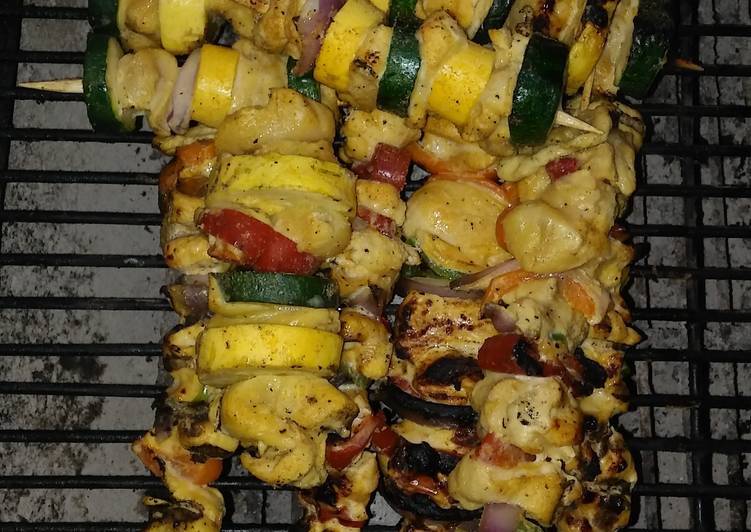 Recipe of Super Quick Homemade BgCtGal&#39;s Chicken Skewers