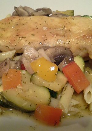 A picture of Chicken Glorioso.