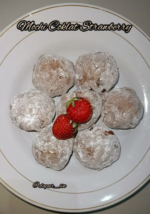 Foto resep 150. Mochi Coklat Strawberry
